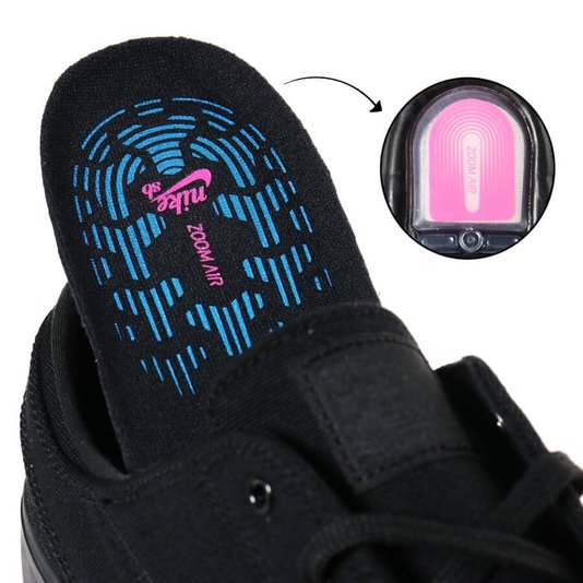 Tênis Nike Sb Zoom Stefan Janoski Canvas Preto/Preto