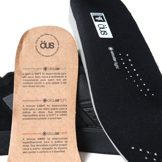 Tenis Ous Emergente Gold Essencial Preto/Dourado