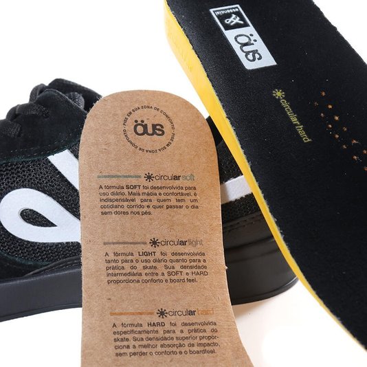 Tenis Ous Imigrante Refletivo Essencial Preto/Rosa