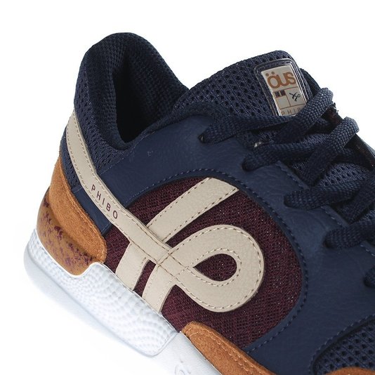 Tênis OUS Phibo 1123 Azul Marinho/Khaki
