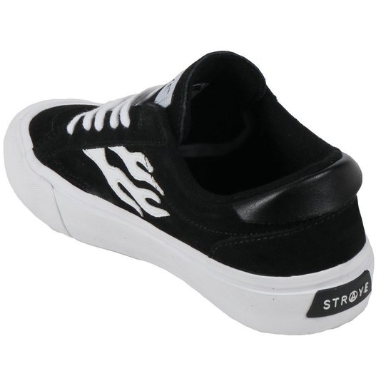 Tênis Straye Logan Flame Preto/Branco