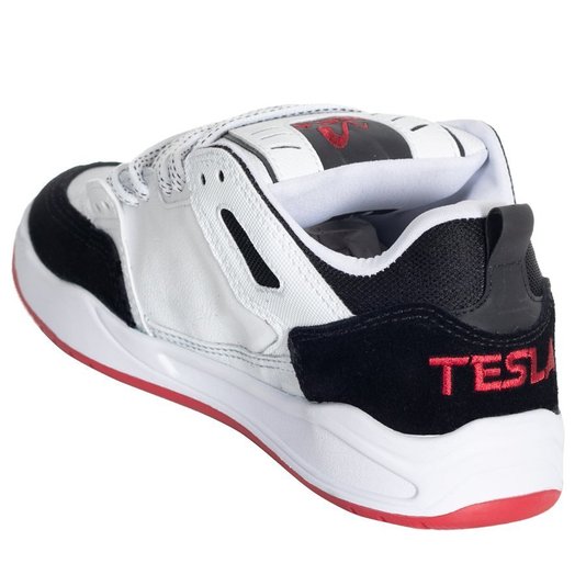 Tênis Tesla Nine Preto/Branco/Vermelho