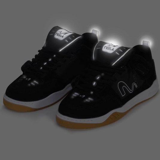 Tênis Tesla Nine Reflect Preto/Branco/Natural