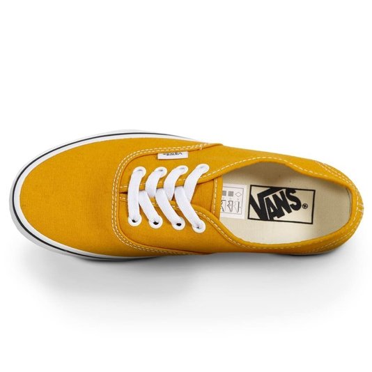 Tênis Vans Authentic Amarelo/Preto/Branco