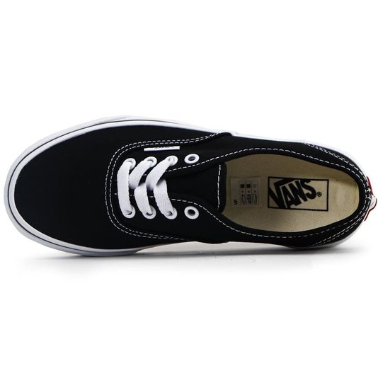 Tênis Vans Authentic Juvenil Preto/Branco