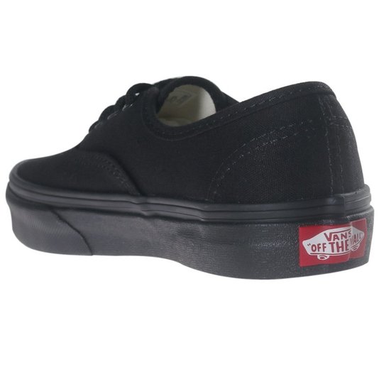 Tênis Vans Authentic Juvenil Preto/Preto