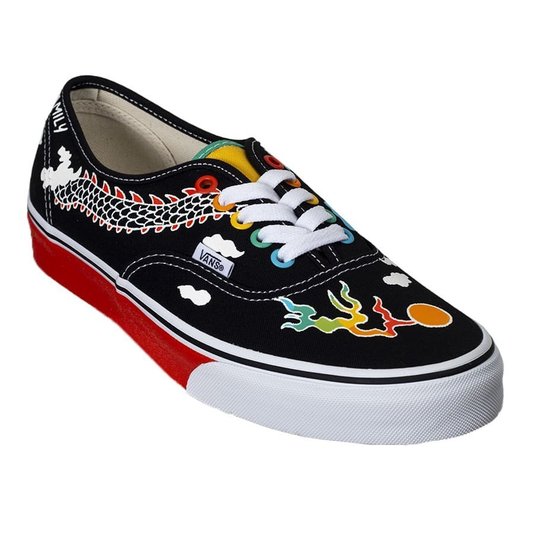 Tênis Vans Authentic Otw Gallery Kaitlin Chan Preto/Branco/Colorido