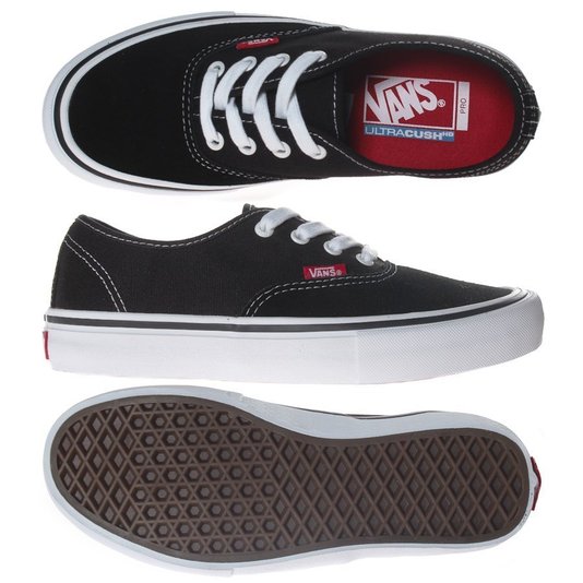 Tênis Vans Authentic Pro Preto/Branco