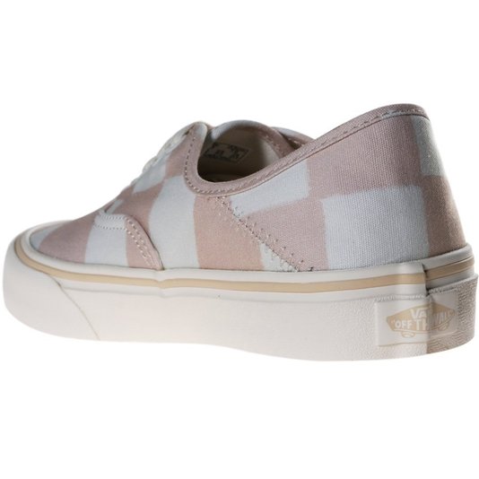 Tênis Vans Authentic SF Big Check Xadrez Rosa/Bege