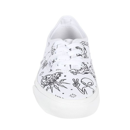 Tênis Vans Authentic Unidentified U-Paint Branco/Preto