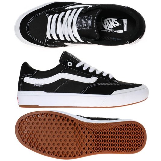 Tênis Vans Skate Berle Preto/Branco