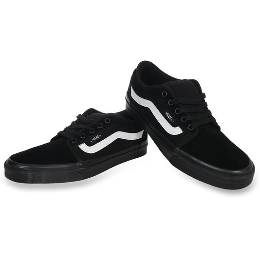 Tênis Vans Chukka Low Sidestripe Preto/Branco