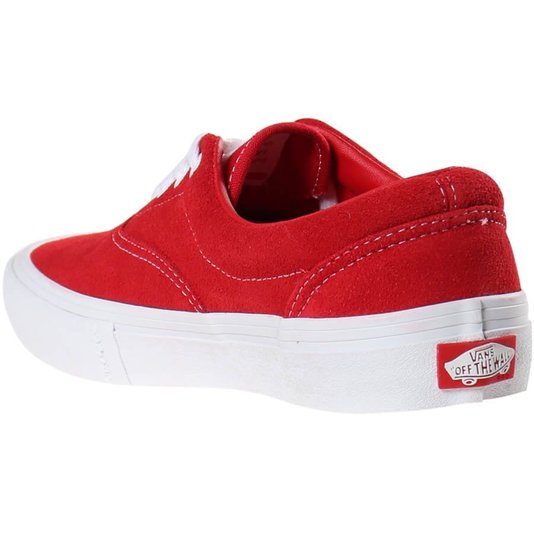 Tênis Vans Era Pro Suede Vermelho/Branco