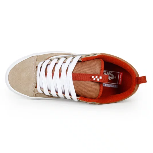Tênis Vans Old Skool 36+ Cáqui/Branco