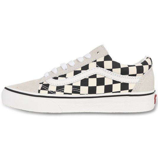 Tênis Vans Old Skool Checkerboard Branco/Preto