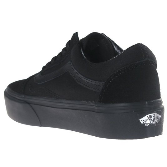 Tênis Vans Old Skool Classic Plataforma Preto/Preto