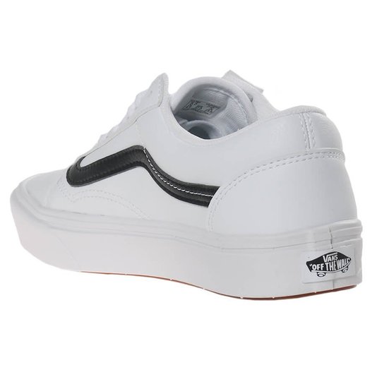 Tenis Vans Old Skool Comfycush Classic Tumble Branco/Preto
