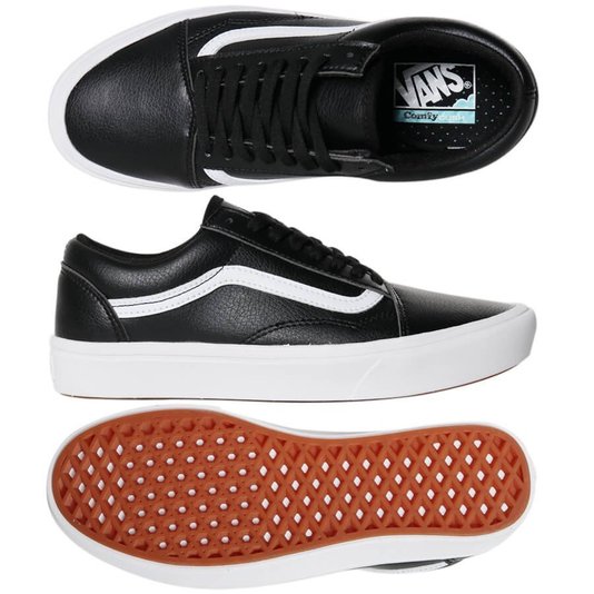 Tênis Vans Old Skool Comfycush Classic Tumble Preto/Branco