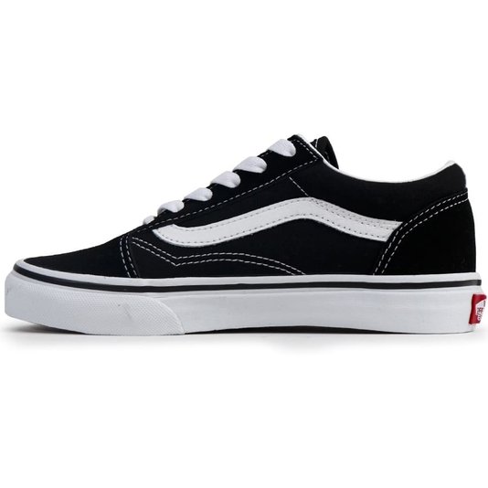 Tênis Vans Old Skool Juvenil Preto/Branco