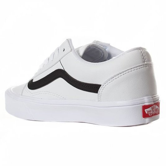 Tênis Vans Old Skool Lite Branco/Preto