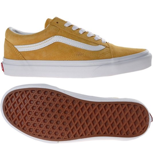Tênis Vans Old Skool Pig Suede Amarelo