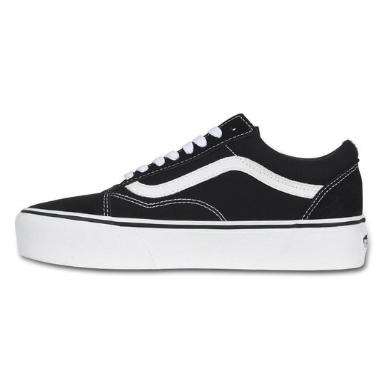 Tênis Vans Old Skool Plataforma Preto/Branco