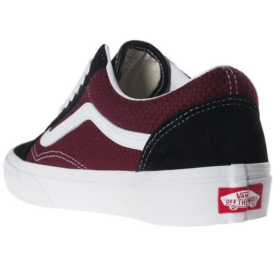 Tênis Vans Old Skool Preto/Bordo