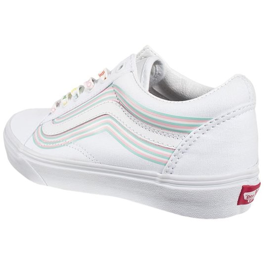 Tênis Vans Old Skool Pride Branco/Colorido