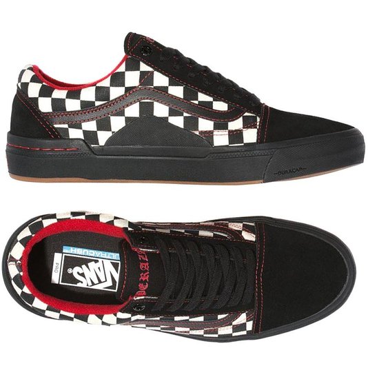 Tênis Vans Old Skool Pro BMX Kevin Peraza Preto/Vermelho