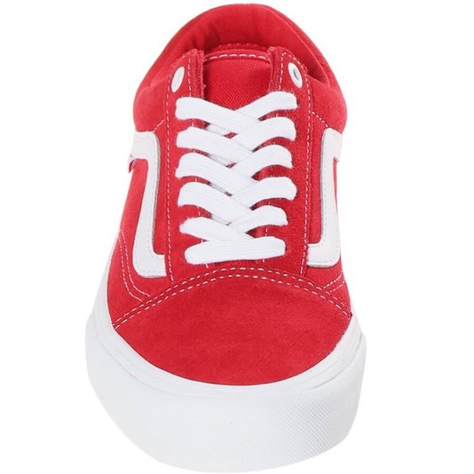 Tênis Vans Old Skool Pro Suede Vermelho/Branco