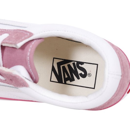 Tênis Vans Old Skool Stackform Plataforma Rosa/Branco