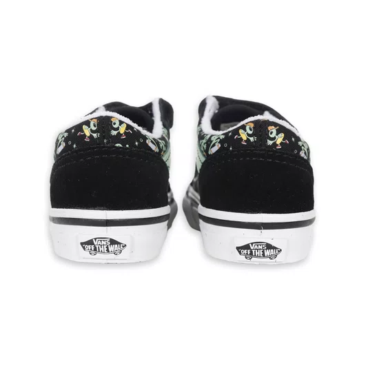 Tênis Vans Old Skool V Glow Cosmic Preto/Verde