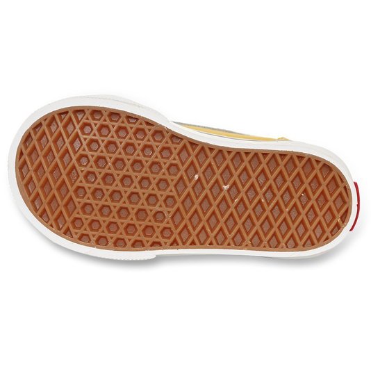 Tênis Vans Old Skool V Infantil Amarelo/Branco