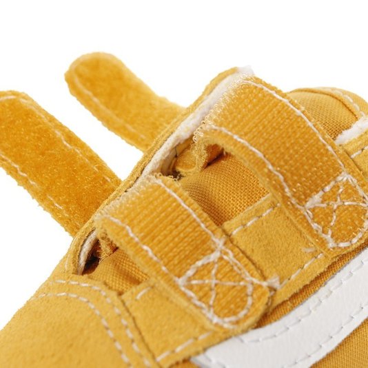 Tênis Vans Old Skool V Infantil Amarelo/Branco