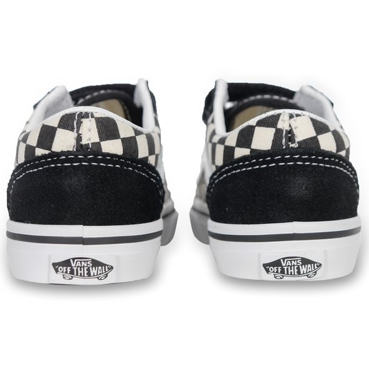 Tênis Vans Old Skool V Infantil Checkerboard Bege/Preto