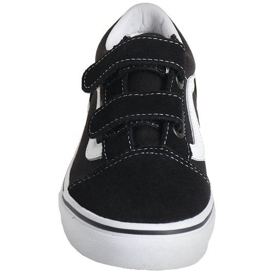 Tênis Vans Old Skool V Juvenil Preto/Branco
