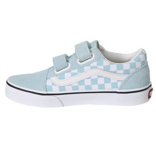 Tênis Vans Old Skool V Verde Água/Branco
