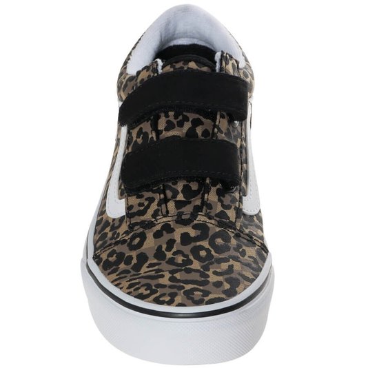 Tênis Vans Old Skool Velcro Animal Marrom