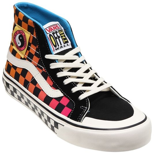 Tênis Vans Sk8-Hi 138 Decon T&C Checkerboard Colorido