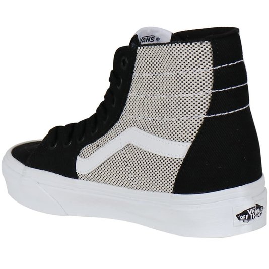 Tênis Vans Sk8-Hi 2 Tone Linen Preto/Branco