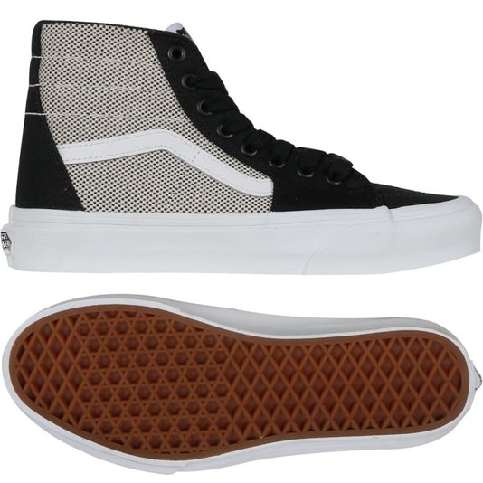 Tênis Vans Sk8-Hi 2 Tone Linen Preto/Branco