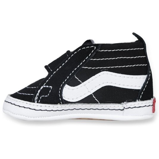 Tênis Vans Sk8-Hi Crib Preto/Branco
