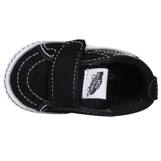 Tênis Vans Sk8-Hi Crib Preto/Branco