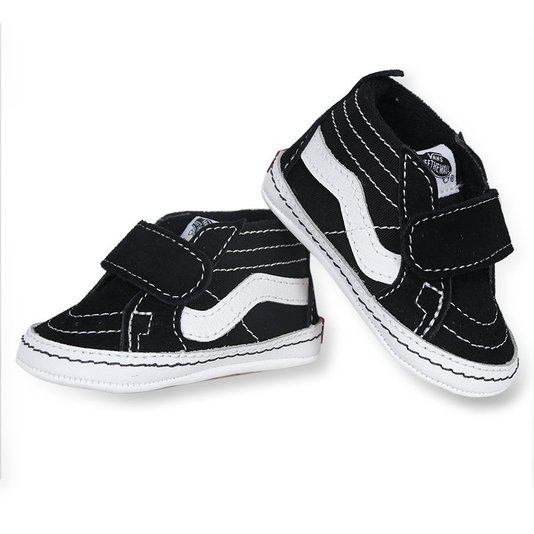 Tênis Vans Sk8-Hi Crib Preto/Branco