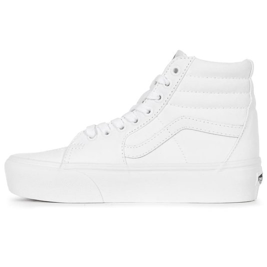 Tênis Vans Sk8-Hi Plataforma Branco