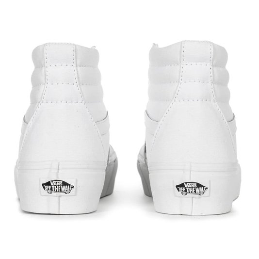 Tênis Vans Sk8-Hi Plataforma Branco