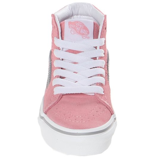 Tenis Vans Sk8-Hi Pop Juvenil Rosa/Cinza