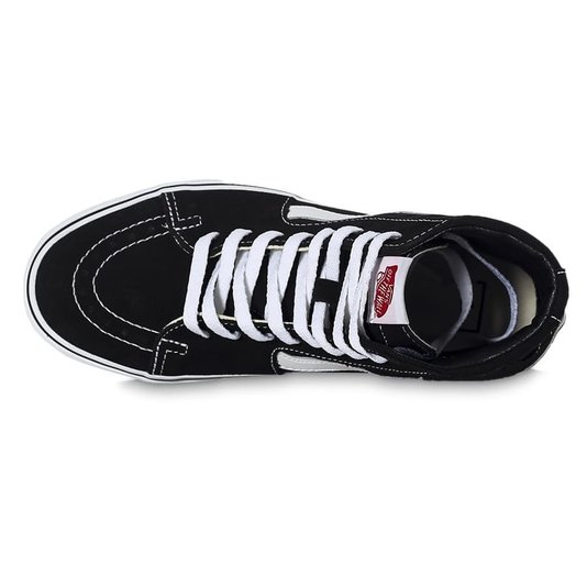 Tênis Vans Sk8-Hi Preto/Branco