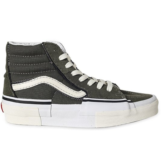 Tênis Vans Sk8-Hi Reconstruct Verde/Branco