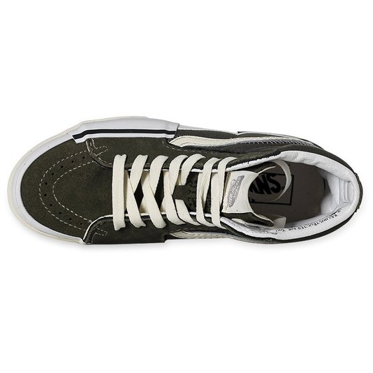 Tênis Vans Sk8-Hi Reconstruct Verde/Branco